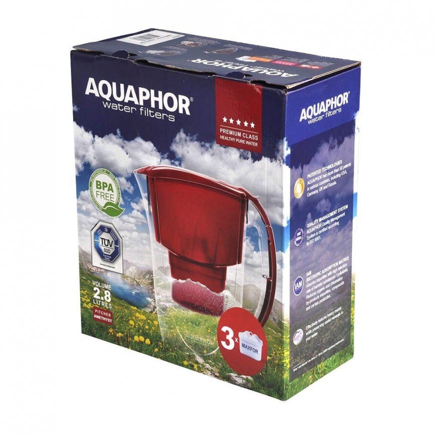 Aquaphor DZBANEK 2,8L AMETHYST+KPL.3 FILTRIKU VAHENDI B100-25 Valge – 5