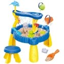 WOOPIE XL water play set with 2in1 chairs dolphin sandpit 12 pcs. WOOPIE XL water play set with 2in1 chairs dolphin sandpit 12 pcs.