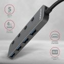 Axagon HUE-MSA Superspeed USB-A Switch Hub 4x USB 3.0 aktiv - 20cm schwarz USB 3.2 Gen 1 (3.1 Gen 1) Axagon HUE-MSA Superspeed USB-A Switch Hub 4x USB 3.0 aktiv - 20cm schwarz USB 3.2 Gen 1 (3.1 Gen 1)