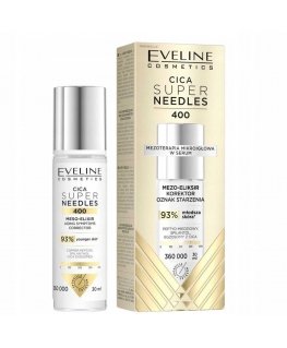 Eveline Cosmetics Cica Super Needles 400 mezoeliksyro ikääntymisen korjaava voide 30 ml