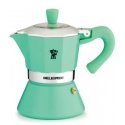 PEZZETTI BELLEXPRESS enameled induction coffee maker (3 cups) - Mint color PEZZETTI BELLEXPRESS enameled induction coffee maker (3 cups) - Mint color