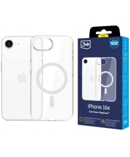 Dėklas 3MK EverClear MagCase, mis on mõeldud Apple iPhone 16e jaoks
