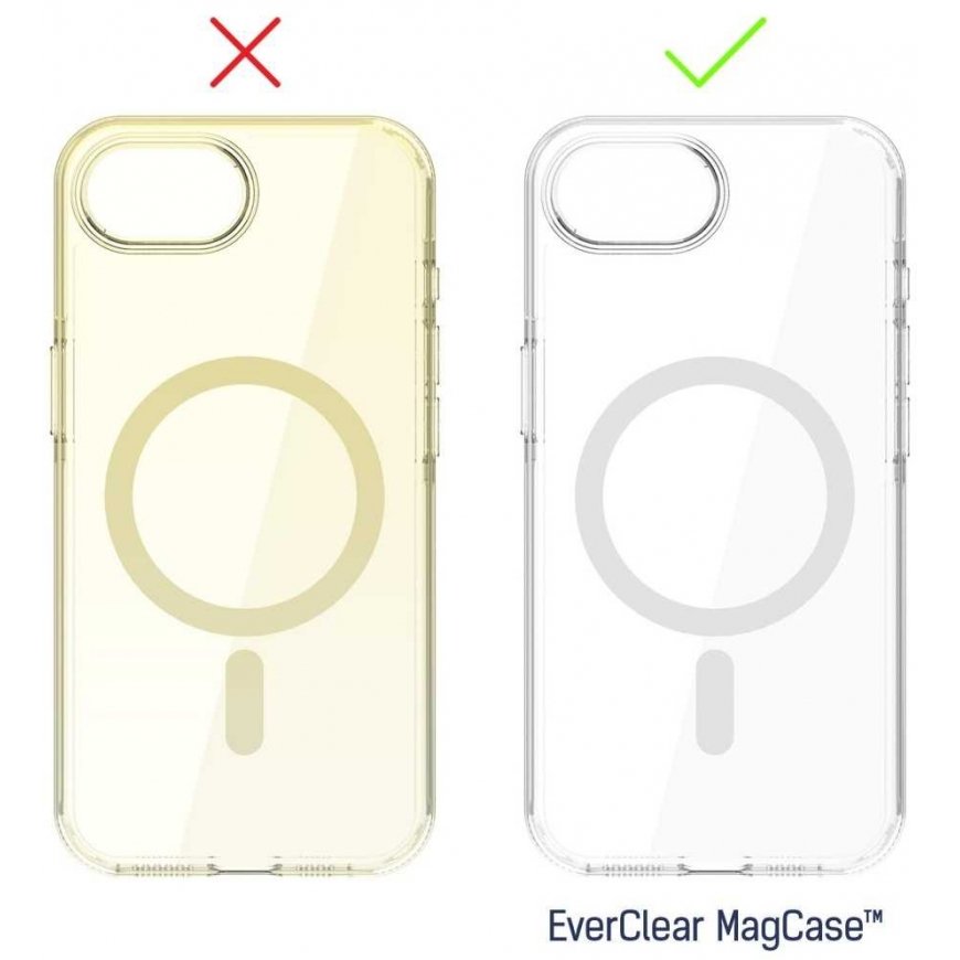 3MK EverClear MagCase vāciņš, kas paredzēts Apple iPhone 16e – 3