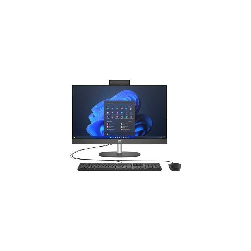 Stacionārais dators Hewlett Packard (HP) HP AIO ProOne 240 G10 AiO 23.8 NT Ultra5 125U, 16GB, 512GB NVMe, WiFi 6 + BT, klaviatūr