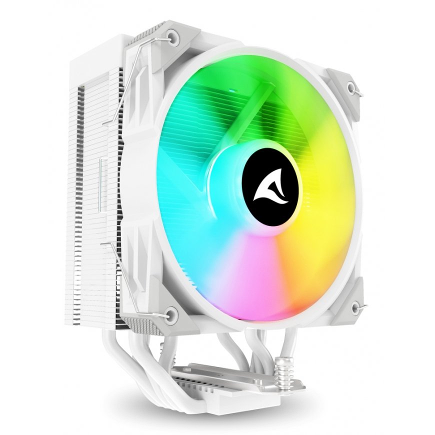 Sharkoon A50 RGB Processor Air cooler 12 cm White 1 pc(s)