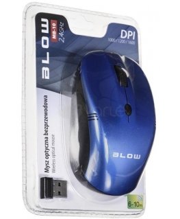 BLOW 84-004 BLOW Optinė Belaidė pelė MB-10 USB mėlynas