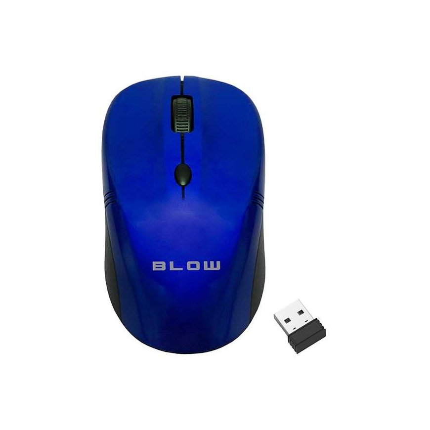 BLOW 84-004 BLOW Optinė Belaidė pelė MB-10 USB mėlynas – 4