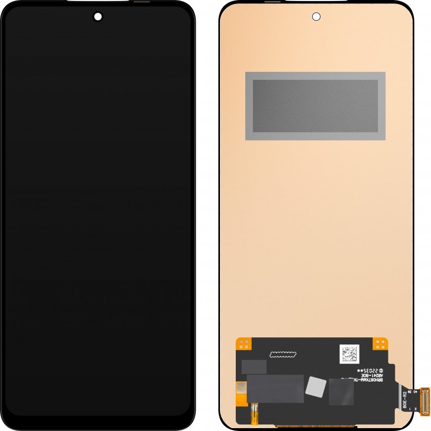 Motorola Edge 60 Fusion LCD displejs + skārienjūtīgā vienība + priekšējā vāka S