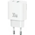 Wall charger USAMS CC316 T65 30W 1xUSB-C 1xUSB-A Fast Charging Wall charger USAMS CC316 T65 30W 1xUSB-C 1xUSB-A Fast Charging