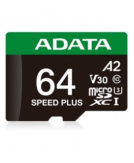 ADATA Speed Plus 64 GB MicroSDXC Klasės 10