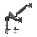 InLine 23160B monitorin kiinnike ja jalusta 43,2 cm (17") Vastaanotto musta