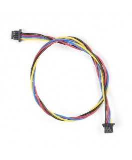 Qwiic elastīgs kabelis ar 4 kontaktu savienotāju, 20cm, SparkFun PRT-17258