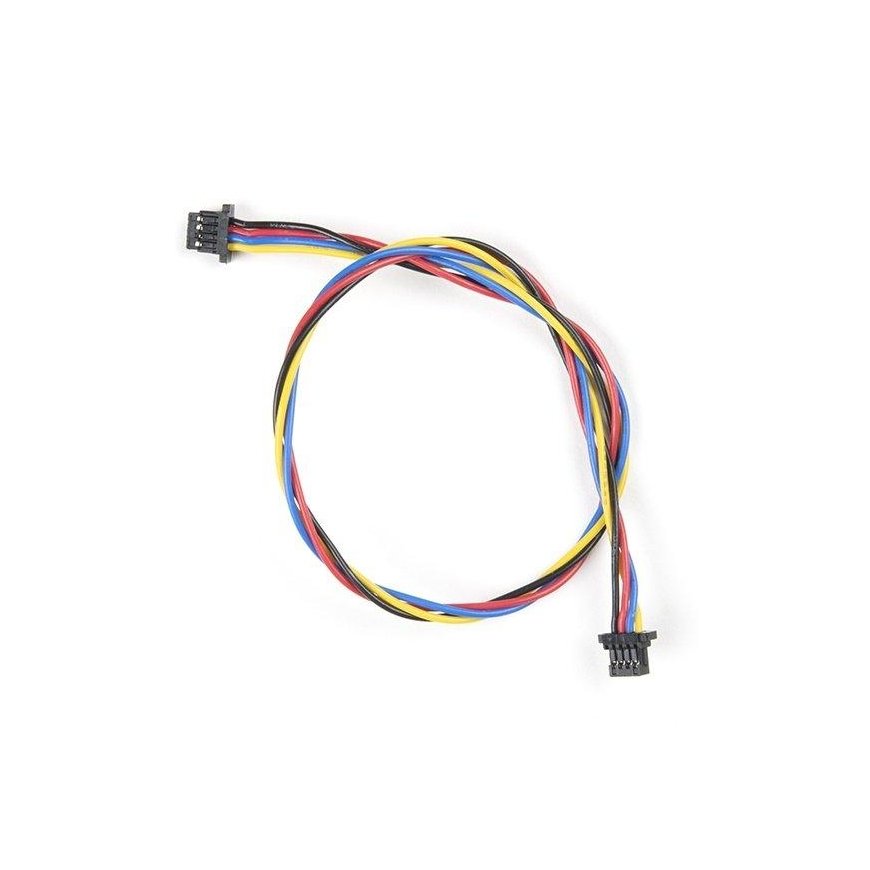 Qwiic flexible cable with 4-pin connector, 20cm, SparkFun PRT-17258