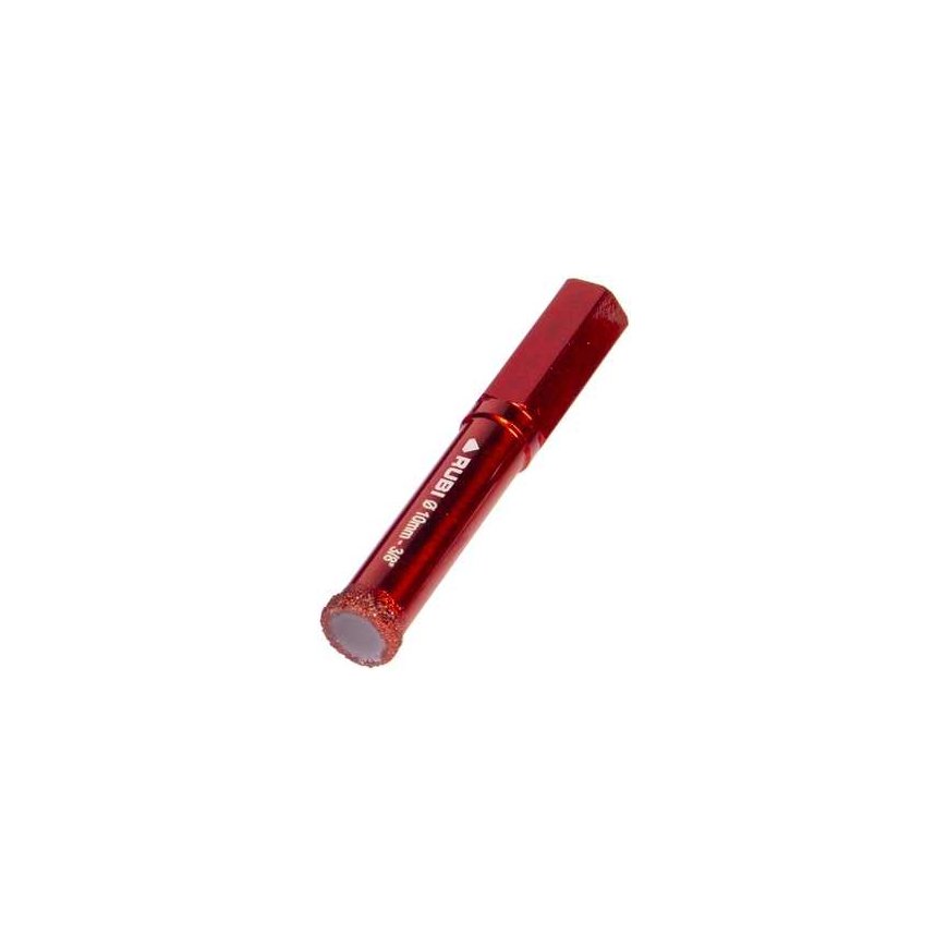 deimantpuur keraamiliste, keraamika ja portselanist plaatide jaoks, 10 mm, „DryGres 4Drill Wonder“, „Rubi“ [05926]