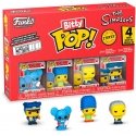 Funko Blister 4 hahmoa Bitty POP The Simpsons Itchy
