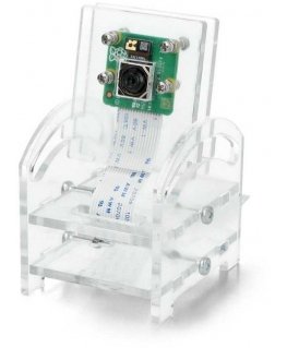 Gravlaser Raspberry Pi V3 kameras turētājs - caurspīdīgs