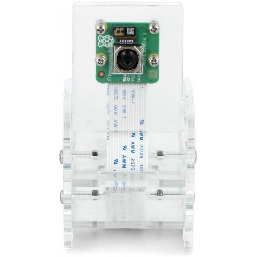 Gravlaser Raspberry Pi V3 kameras turētājs - caurspīdīgs – 2