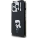 Karl Lagerfeld IML Aquarelle Karl maciņš iPhone 15 Pro Max melns