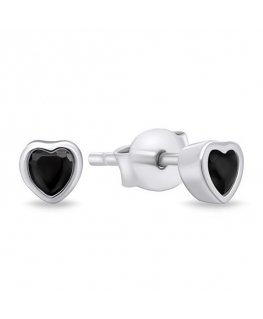 Brilio Silver Brilio Sidabrinis Delicate sidabrinis auskarai su cirkoniais Hearts EA599WBC