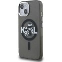 Чехол Karl Lagerfeld IML Glitter Karl и Choupette Sketch MagSafe для iPhone 15 Черный Чехол Karl Lagerfeld IML Glitter Karl и Choupette Sketch MagSafe для iPhone 15 Черный