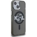 Karl Lagerfeld IML Glitter Karl and Choupette Sketch MagSafe Case for iPhone 15 Black Karl Lagerfeld IML Glitter Karl and Choupette Sketch MagSafe Case for iPhone 15 Black