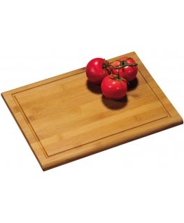 Kesper Leikkuulauta, jossa on ura, bambu, 38 x 28 cm, K 1,6 cm, kpl