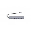 RoGer USB-C Hub 8in1 ar USB C x2 / USB 3.0 x2 / RJ45 / HDMI / SD karšu lasītāju / TF karšu lasītāju RoGer USB-C Hub 8in1 ar USB C x2 / USB 3.0 x2 / RJ45 / HDMI / SD karšu lasītāju / TF karšu lasītāju
