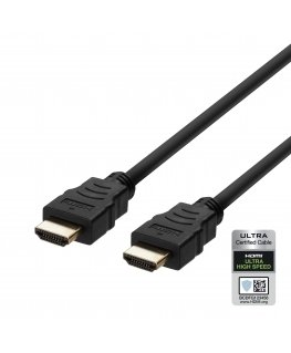 Deltaco HU-05 HDMI-kaabel 0,5 m HDMI tüüp A (Standard) Must