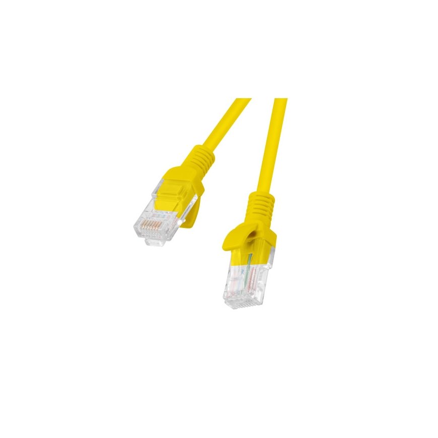 Lanberg PCU6-10CC-0500-Y сетевой кабель Желтый 5 m Cat6 U/UTP (UTP)
