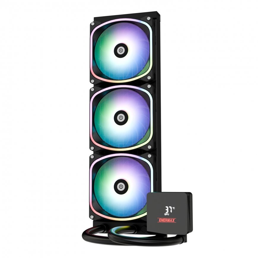 Enermax Aquafusion II 360 mm Suoritin All-in-one-nesteenjäähdytin 12 cm musta – 2
