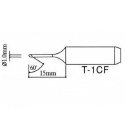 Oem Litavimo antgalis - T-1CF tipo nuožulnus Oem Litavimo antgalis - T-1CF tipo nuožulnus