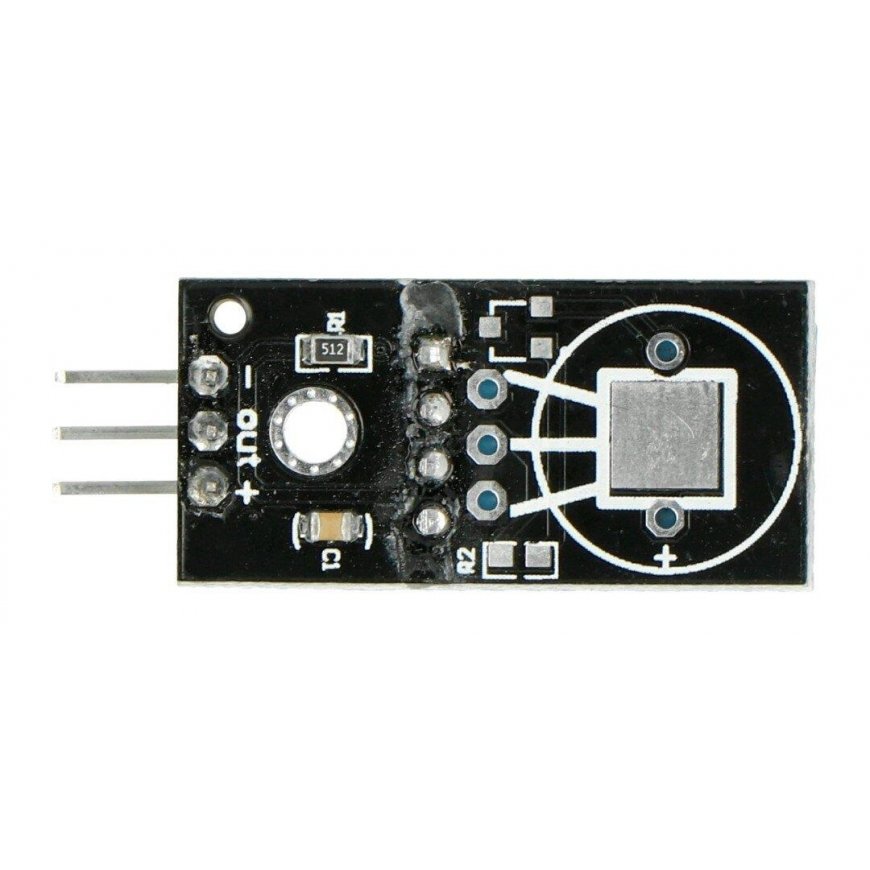 OEM temperatūras un mitruma sensors DHT11 - modulis + vadi – 3