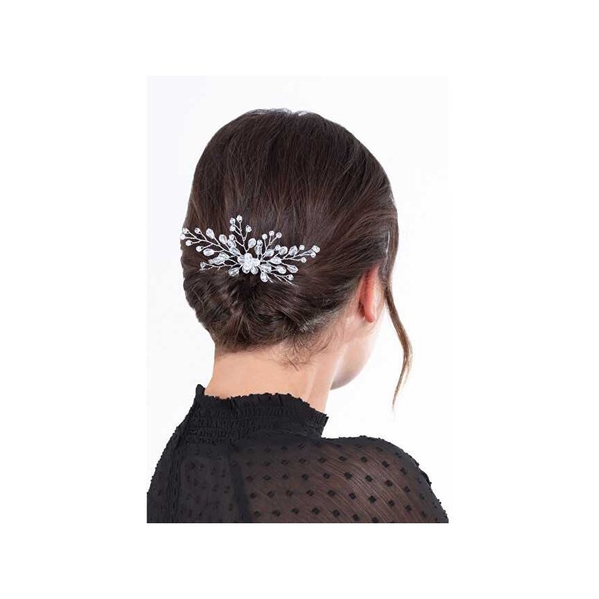 Decorative hair clip with beads – 3