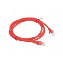 Lanberg PCU6-10CC-0150-R сетевой кабель Красный 1,5 m Cat6 U/UTP (UTP)