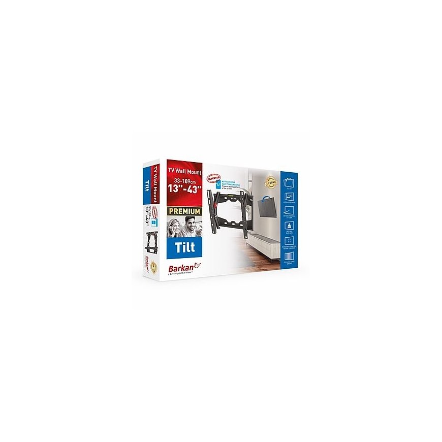 Barkan Mounting Systems E210+ TV mount/stand 109.2 cm (43") Black – 4