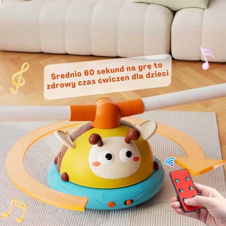 WOOPIE 2in1 automatic jump rope skill game "Jump Rope" – throw at the bee target – 4