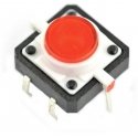 OEM Tactical Button 12x12, 7mm THT 6 Contacts - Red Lighting - 5 pcs OEM Tactical Button 12x12, 7mm THT 6 Contacts - Red Lighting - 5 pcs