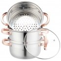 Steam pot set KLAUSBERG KB-7726, 18 cm, 4 pieces Steam pot set KLAUSBERG KB-7726, 18 cm, 4 pieces