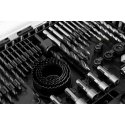 Набор сверл и насадок Graphite, 90 предметов Набор сверл и насадок Graphite, 90 предметов