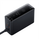 Baseus GaN Digital Charger, 3x USB-C + USB + DC, 240 W + 1 m cable (black) Baseus GaN Digital Charger, 3x USB-C + USB + DC, 240 W + 1 m cable (black)