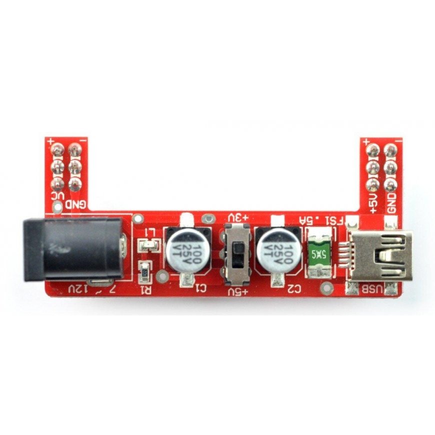 Модуль питания для макетной платы MB102 - 3.3V/5V - Iduino ME057 – 2