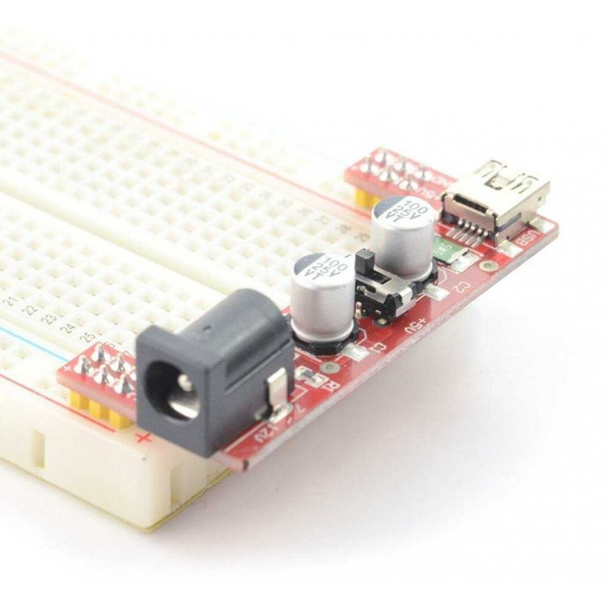 Power module for MB102 breadboard - 3.3V/5V - Iduino ME057 – 5