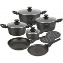 12-piece pot set with marble coating KLAUSBERG KB-7658 12-piece pot set with marble coating KLAUSBERG KB-7658