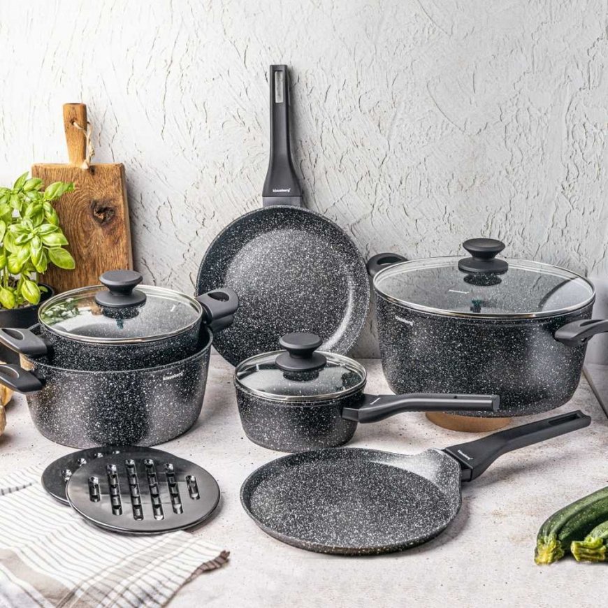 12-piece pot set with marble coating KLAUSBERG KB-7658 – 4