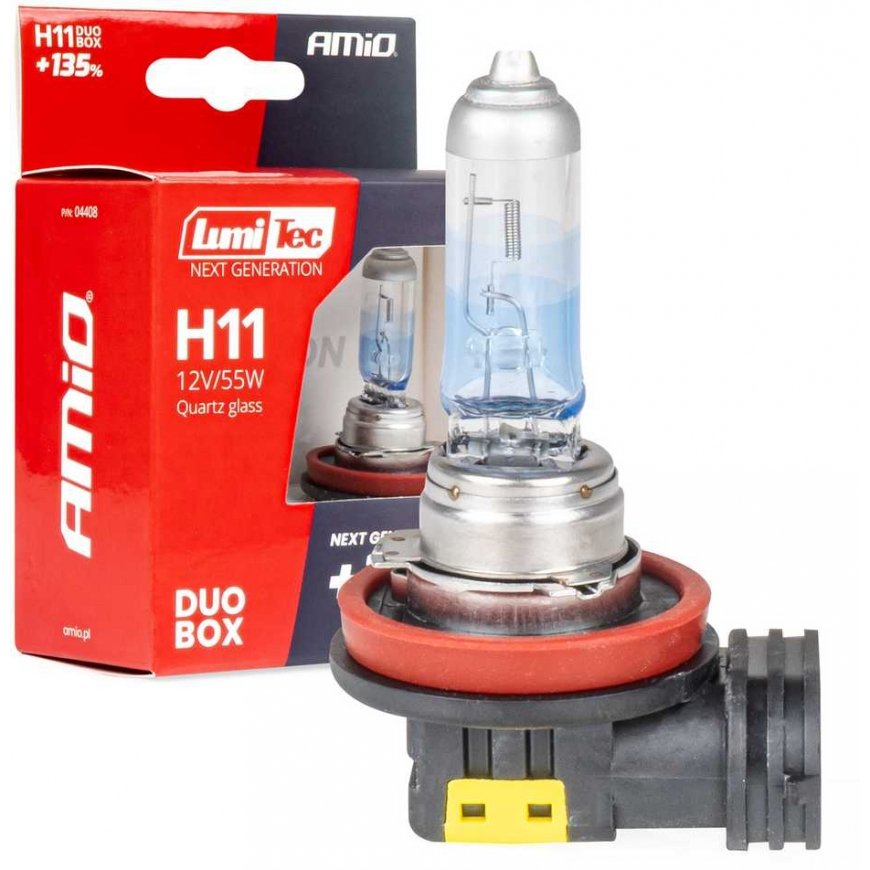 AMiO Halogēnās spuldzes h11 12v 55w