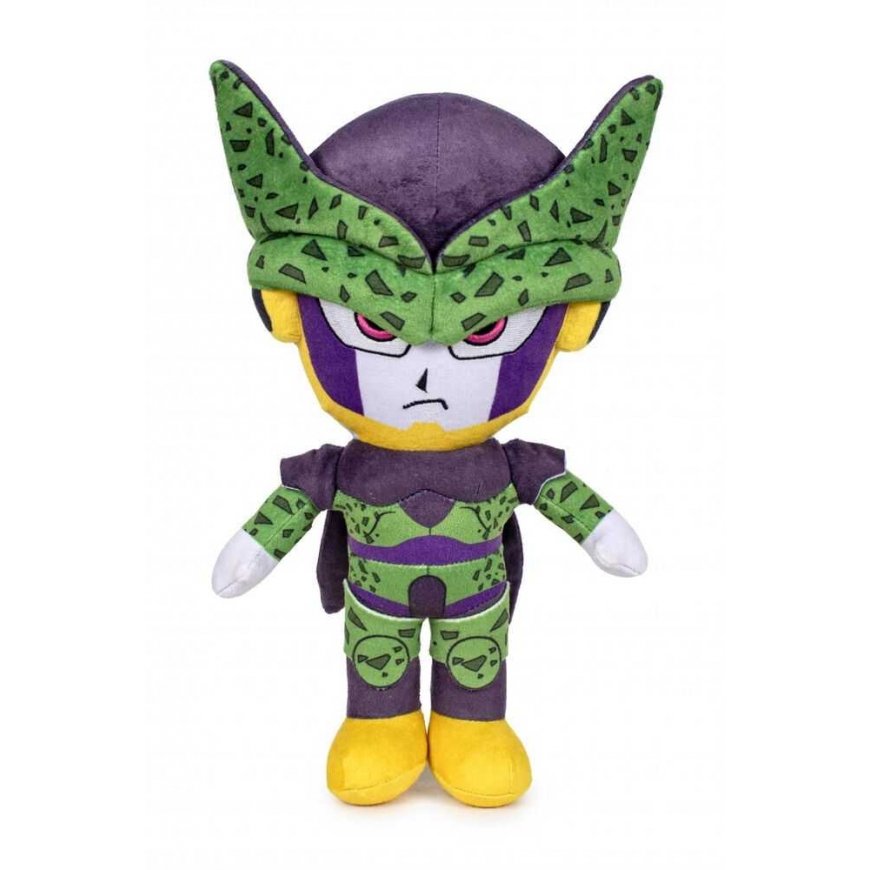 Spēlē pēc spēles Dragon Ball Cell mīkstā rotaļlieta 28cm