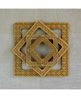BOBKOVA ANNA FOP, reg. Nr. 2917408480 Magnetic board 14x14 cm (Oak) PM-019-1414O