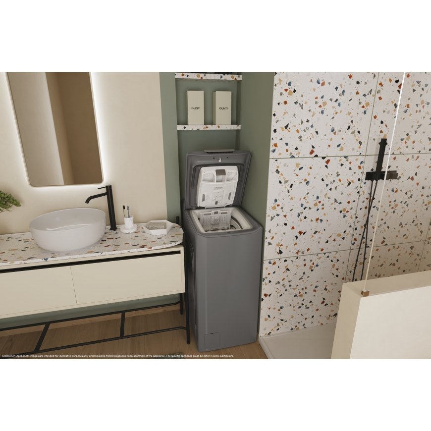 Candy TCA283DR2-S washing machine Top-load 8 kg 1200 RPM Anthracite – 4