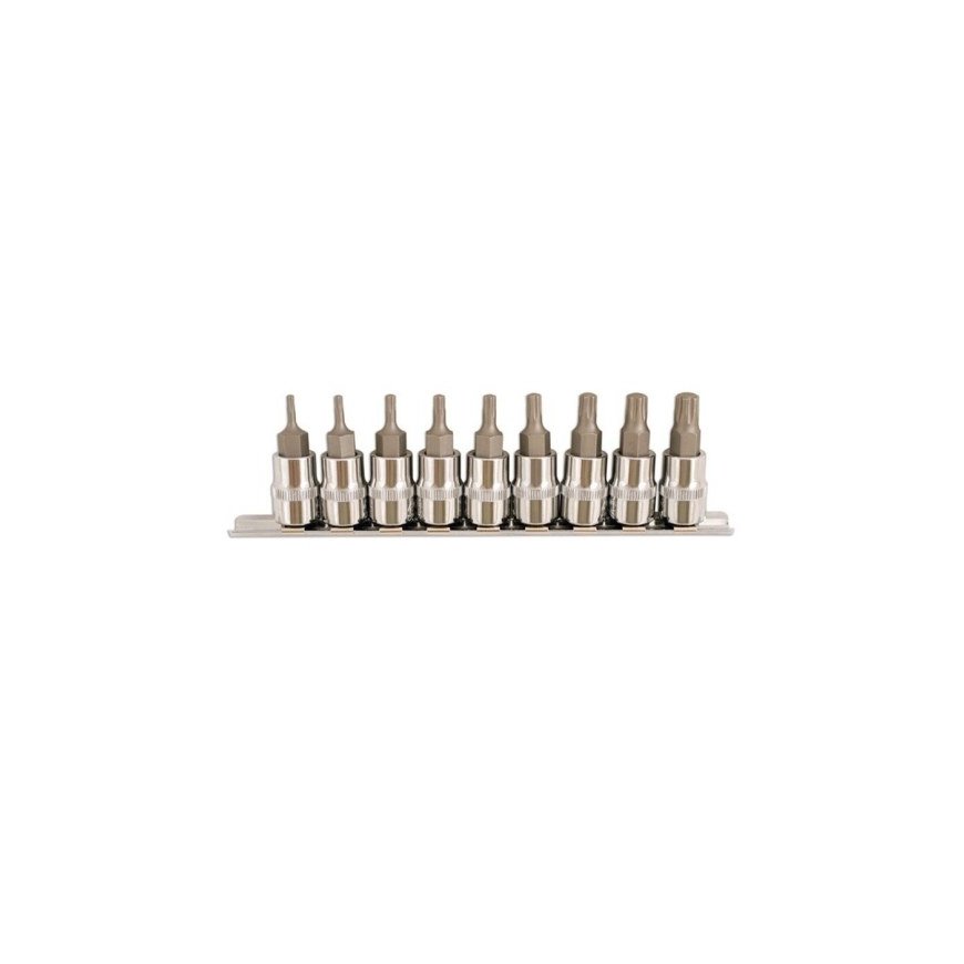Set of sockets with bits Ellient Tools GB7018 3/8'' 9 pcs.