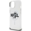 Karl Lagerfeld IML Glitter Karl ja Choupette Sketch MagSafe -kuori iPhone 15:lle, läpinäkyvä Karl Lagerfeld IML Glitter Karl ja Choupette Sketch MagSafe -kuori iPhone 15:lle, läpinäkyvä